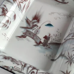 Natsumi Set of porcelain Ashtray and Vide-Poche