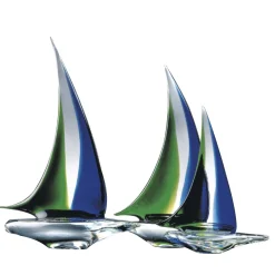 Navicula Set of Three Sailing Boats