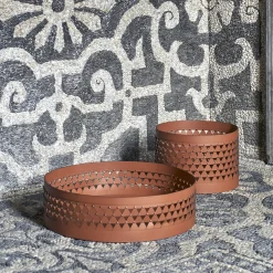 Nereide 70 Brown Leather Basket