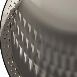 Nereide 45 Round White Leather Basket