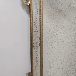 Nettuno Gold Murano Glass Mirror by Fratelli Tosi