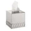 NEW YORK SQUARE TISSUE BOX - SILVER