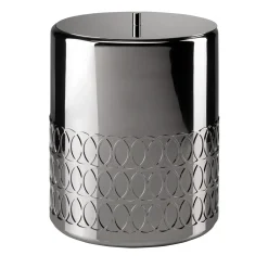NEW YORK WASTE BASKET - SILVER