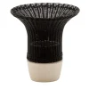 Nodo Black Vase by Intreccio Lab