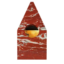 Nostalgia Red Marble Jewelry Box