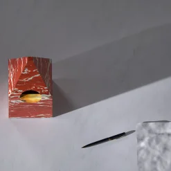 Nostalgia Red Marble Jewelry Box