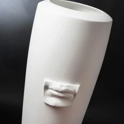 Obice David's Mouth White Decorative Vase