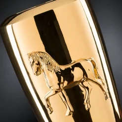 Obice Horse Gold Vase