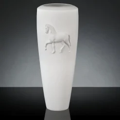 Obice Horse White Vase