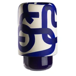 Oceano Blue Ceramic Vase by Jean-Christophe Clair