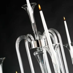 Octopus 13-Arm Transparent Candelabra