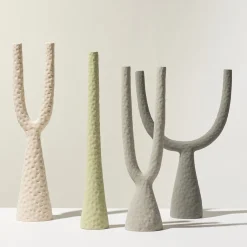 OMEGA Mono Lime Matte Candlestick