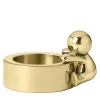 Omini Round Tea Light in Polished Brass By Stefano Giovannoni