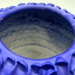 Onda Matte Deep Blue Big Round Vase