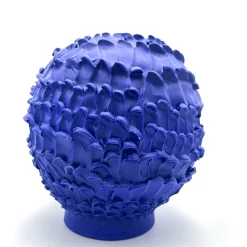 Onda Matte Deep Blue Big Round Vase