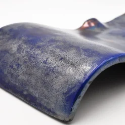 Onda Piccola Coppery/Blue Centerpiece Plate by Nino Basso