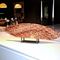 Onda Red Sunshine Sculpture