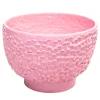 Onda Series Shiny Powder Pink Ceramic Centerpiece
