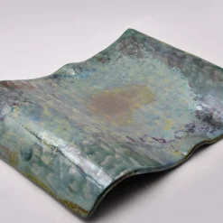 Onda Table Decoration In Raku by Nino Basso