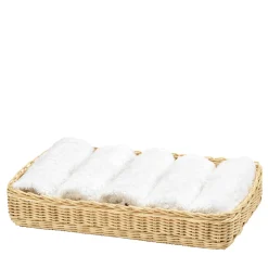 Onda Wicker Washcloth Holder Basket