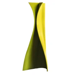 Onda Yellow Decorative Vase