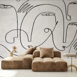 Oneline textured wallpaper