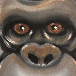 Orange-u-tan Acrylic Painting On Canvas