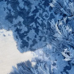 Orbis Blue and White Rug