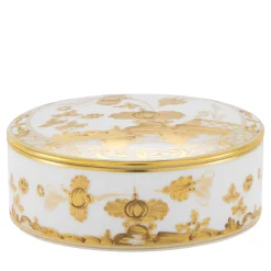 Oriente Italiano Aurum Large Trinket Round Box