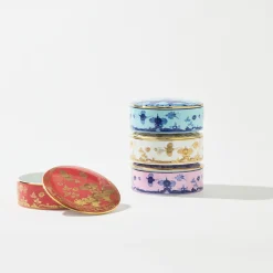 Oriente Italiano Iris Large Trinket Round Box