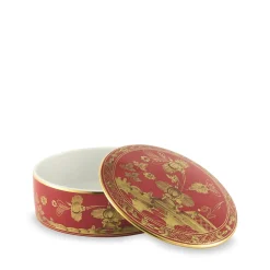 Oriente Italiano Rubrum Large Trinket Round Box