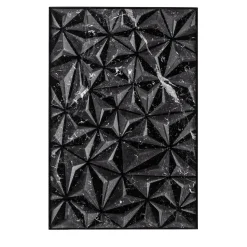 Origami Black Marquinia Marble Decorative Panels