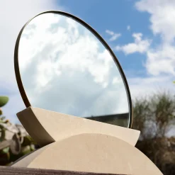 Orizzonte Tabletop Mirror by Apospersano
