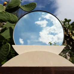 Orizzonte Tabletop Mirror by Apospersano