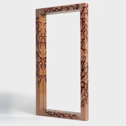 Orvalho Wood Floor Mirror