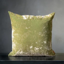 Osmonde Square Green Velvet Cushion