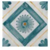 Ot Arzachena Mint Set of 24 Square Tiles