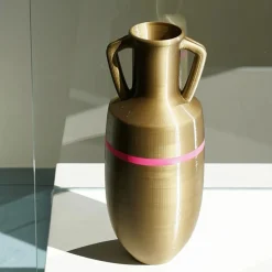 Ottaviano XL Bronze And Fucsia Amphora