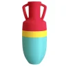 Ottaviano XL Light Blue Yellow And Red Amphora