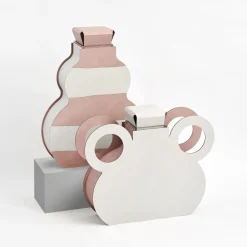 Otto Blue Oyster/Ash Rose Vase by Gianpaolo Venier