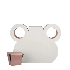 Otto Monochrome Oyster Vase by Gianpaolo Venier