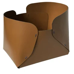 Overlaps Small Natural Leather Box