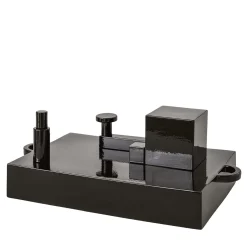 Paesaggi Rectangle Black Sculpture by Nathalie Du Pasquier