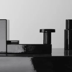 Paesaggi Rectangle Black Sculpture by Nathalie Du Pasquier