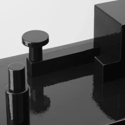 Paesaggi Rectangle Black Sculpture by Nathalie Du Pasquier