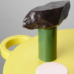 Paesaggi Round Polychrome Sculpture by Nathalie Du Pasquier