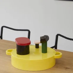 Paesaggi Round Polychrome Sculpture by Nathalie Du Pasquier