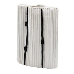 Paesaggio 18 #1 White Decorative Vase by Nino Basso