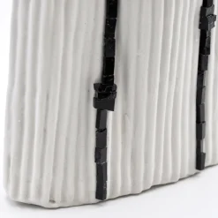 Paesaggio 18 #1 White Decorative Vase by Nino Basso