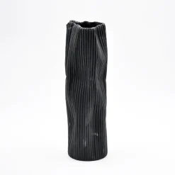 Paesaggio 24 Black Decorative Vase by Nino Basso